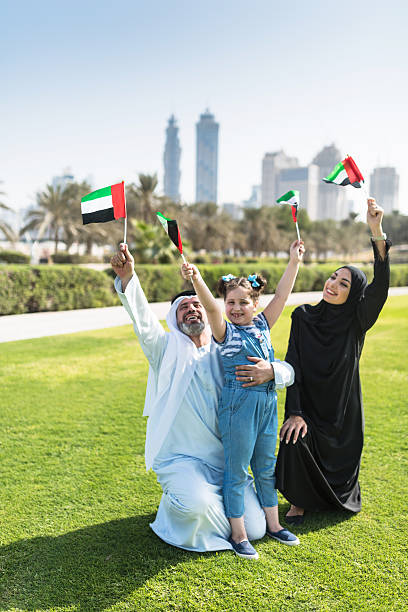 celebrating UAE national day