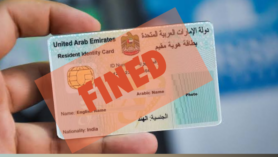 how to check uae fine